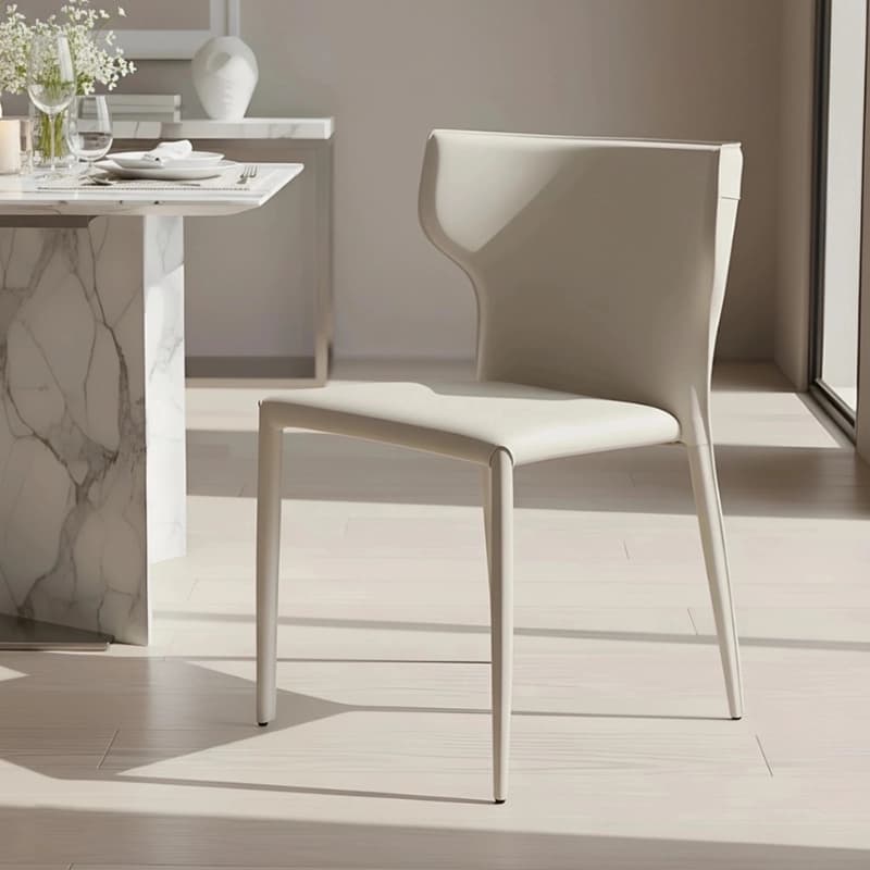 alpha cream dining chair