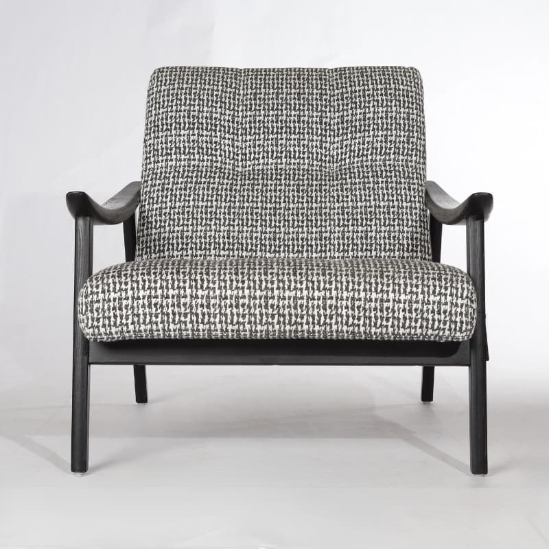 Kiara Hounds Tooth Armchair