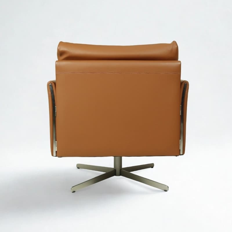 Munich Leather Hinge Chair