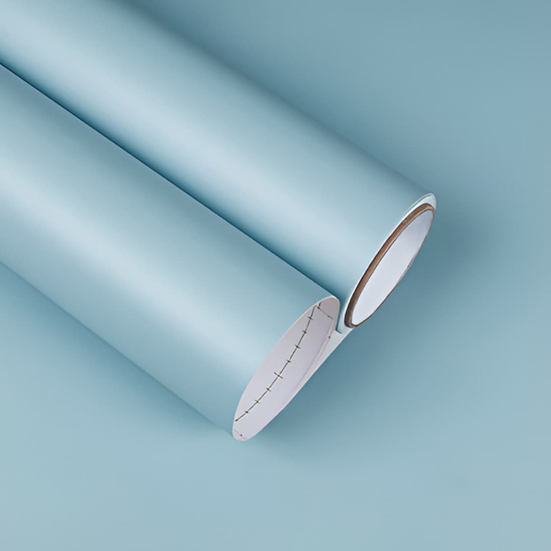 Sky Blue Vinyl Film Wrap