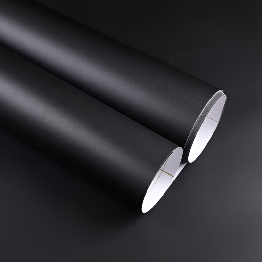 Matt Charcoal Black Interior Film