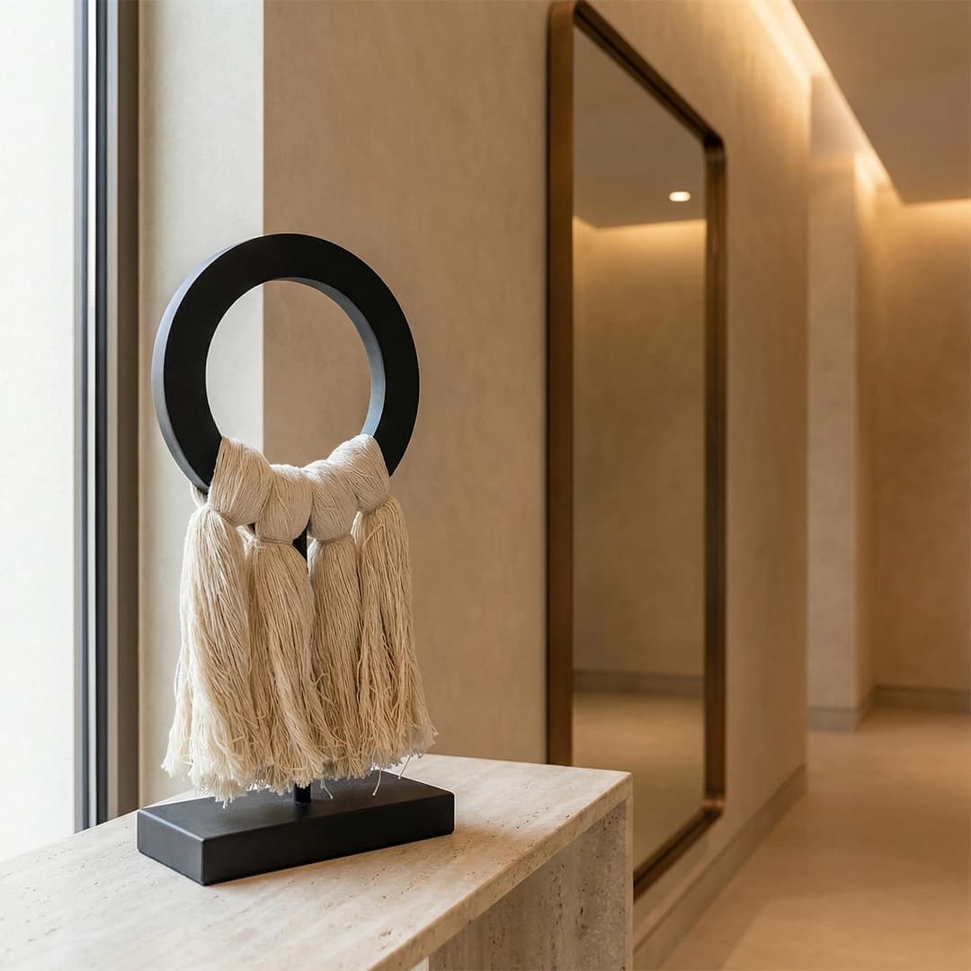 Circle Fringe Accent