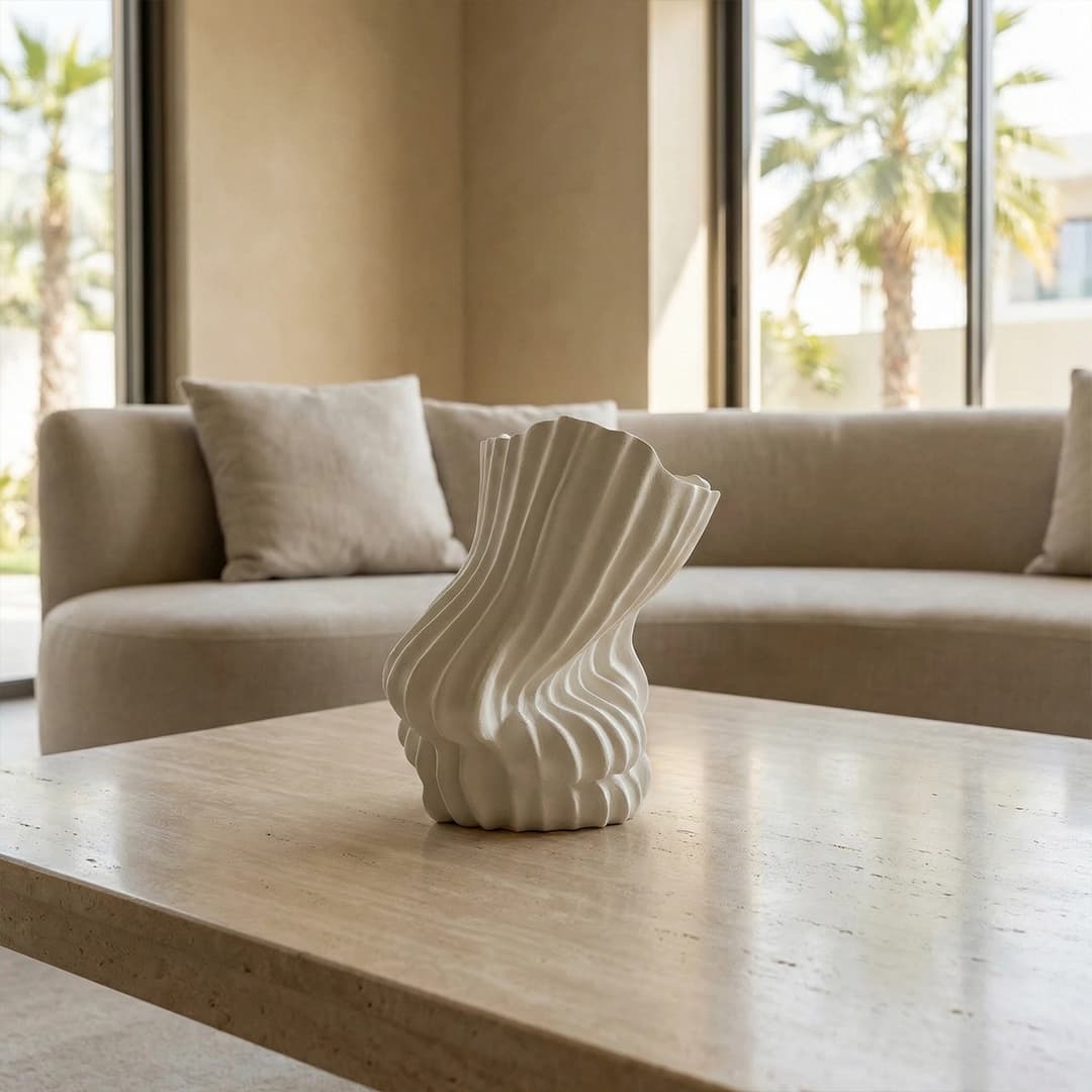 Waveform Sculpt Vase