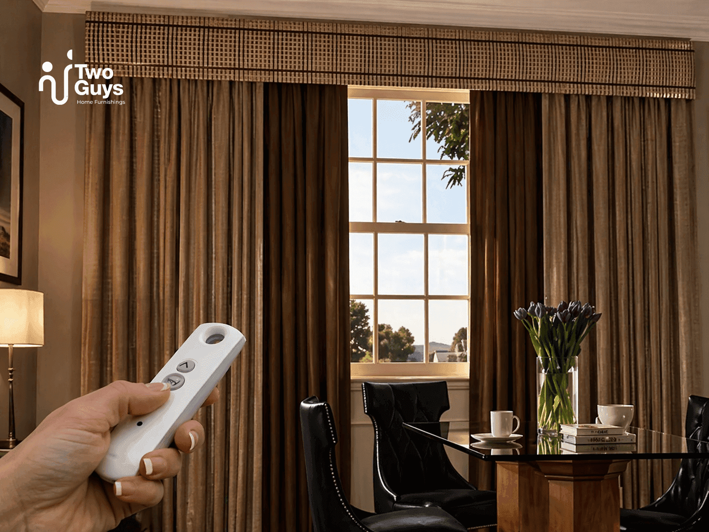 Motorized Curtains for Double-Height Windows in Dubai: Clean Solutions for Tall Spaces