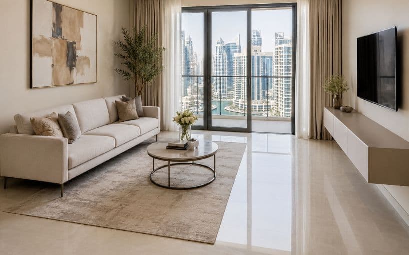 Small Living Room Dubai: How to Choose a Sofa That Doesn’t Block Movement