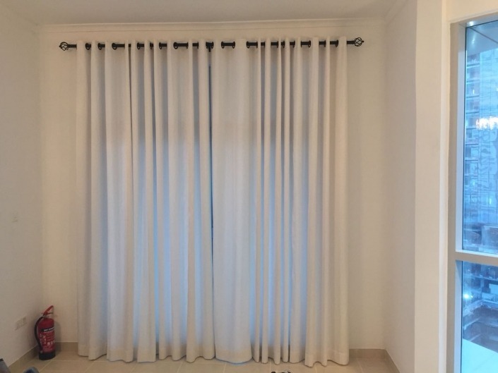 White Eyelet Curtains