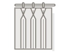 Pinch Pleat Curtains Icon