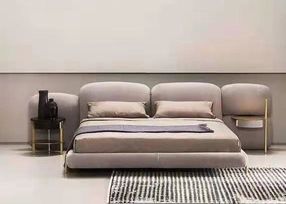 Creative Italian style bed frame, king size bed - bedroom furniture